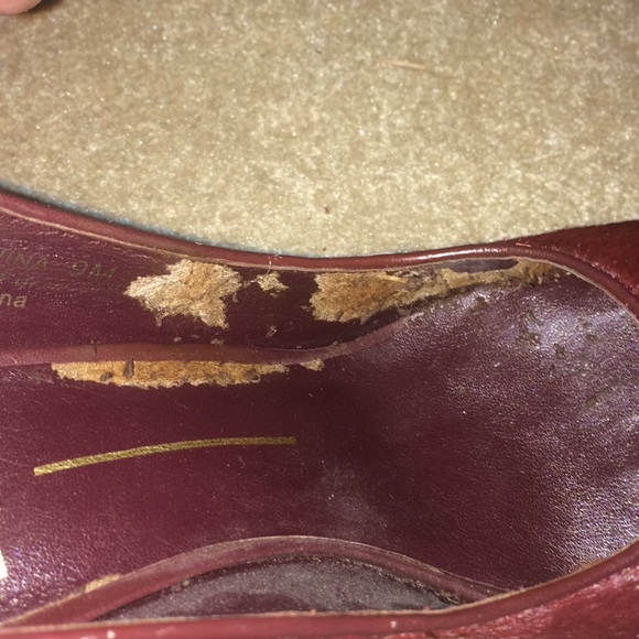 DOLCE VITA WINE CALF HAIR 4” HEELS PREOWNED - Picture 7 of 7